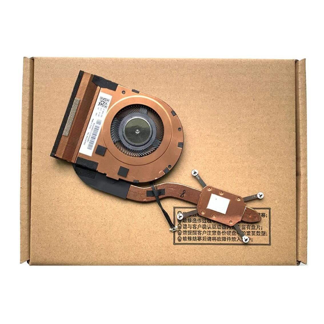 Fleshy Leaf CPU Cooling Fan Heatsink UMA Replacement for Lenovo ThinkPad T490S T495S T14S Series 5H40Z26567 01AY995 01AY994 (Integrated Graphics)