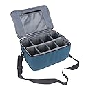 Koolertron Dslr Camera Insert Bag Purse Universal Liner Lens Pouch Partition Protective Cover Waterproof Sleeve for Cannon/Nikon/Sony (Blue)