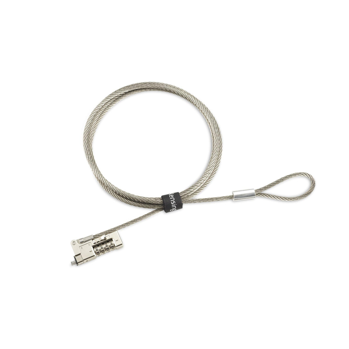 Kensington NanoSaver 2.0 EQ Combination Laptop Lock (Resettable), Computer Security Locking Cable, Compatible with HP, Lenovo and Other Nano Lock Slot