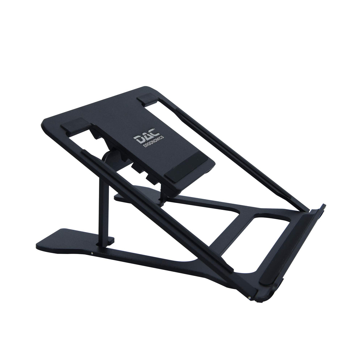 DAC Portable Laptop Stand with 6 Height Levels, Height Adjustable Foldable Aluminum Laptop Riser, Non-Skid Notebook Computer and Tablet Stand