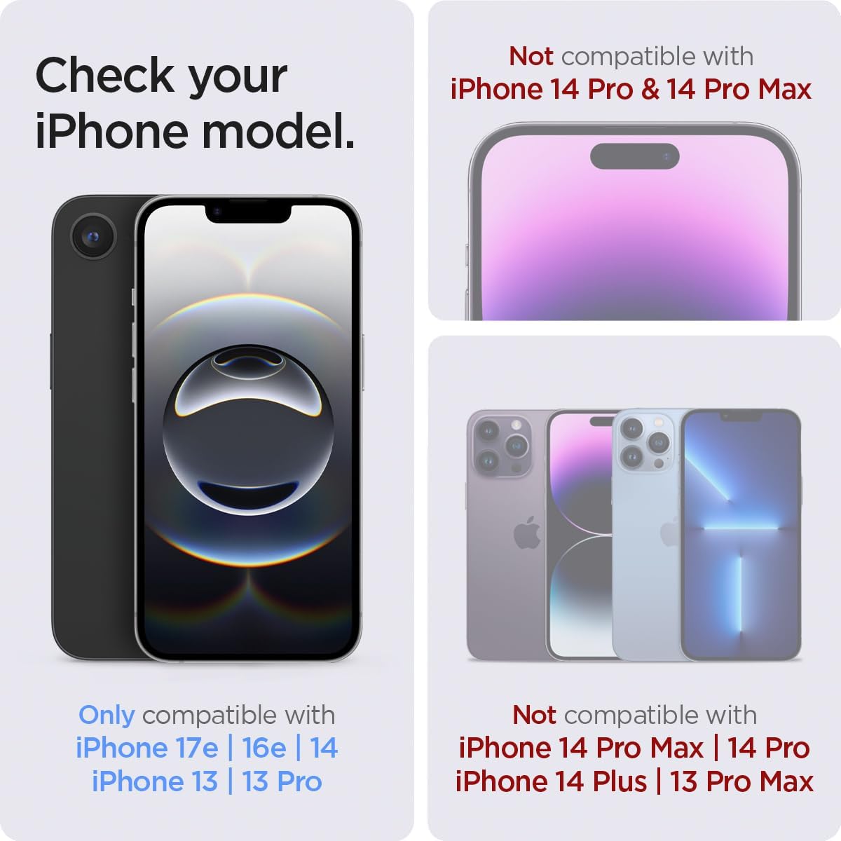 ZAGG InvisibleShield Glass Screen Protector for iPhone 17e/ 16e/ 14/13/ 13 Pro - 3X Stronger Impact and Shatter Protection, Maximum Scratch