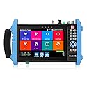 Rsrteng CCTV Camera Tester, 8K 32MP IP Camera Tester with POE++ Max 90W 8MP CVI TVI AHD SDI CVBS Camera Tester 7inch IPS Touch Screen CCTV Tester
