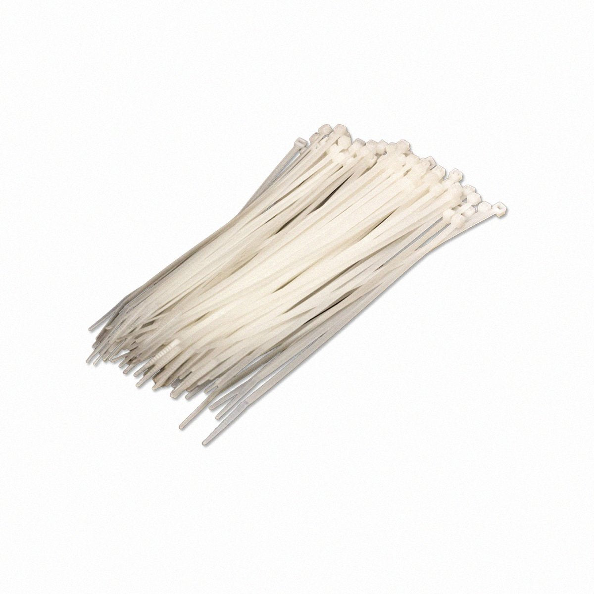 NavePoint 8 Inch Nylon Cable Wire Zip Tie 40 lbs - Natural White 1000 Pack Lot Pcs Qty