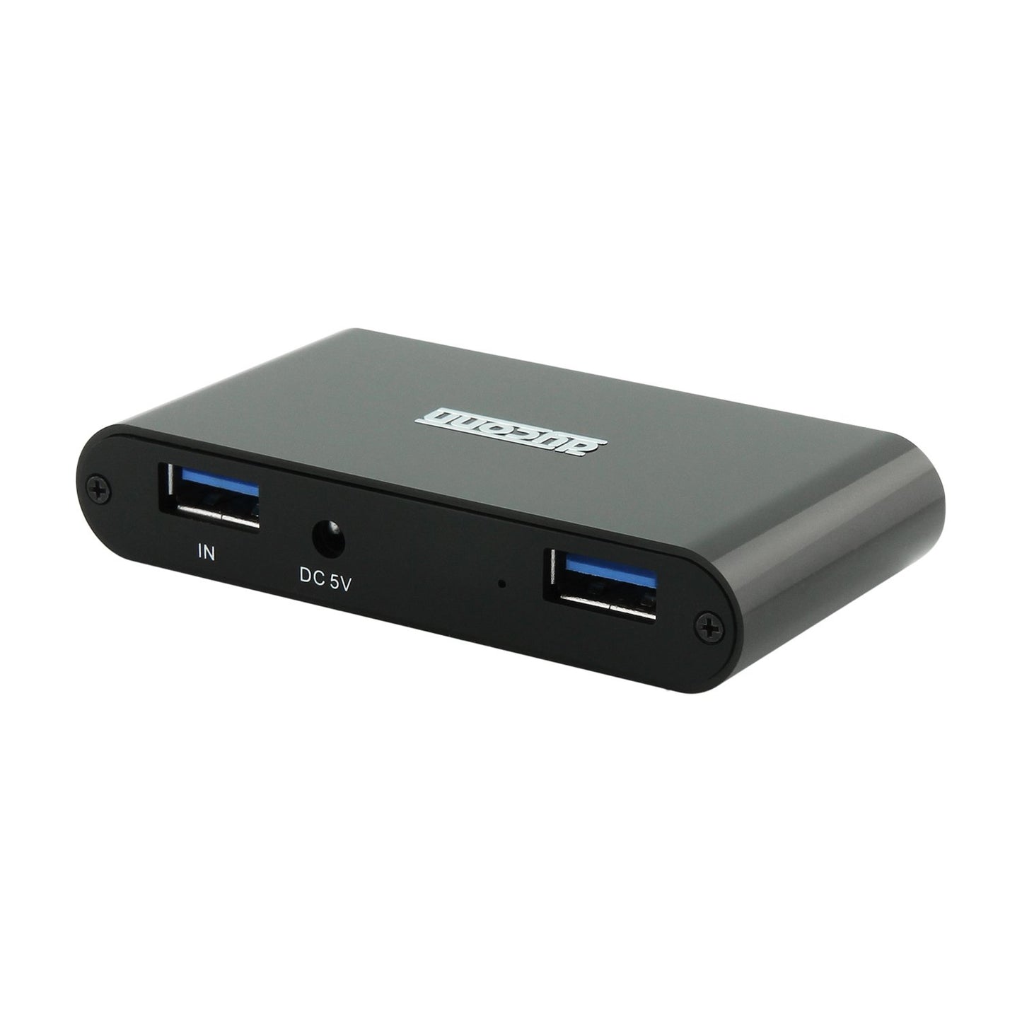 Dyconn PowerHub Super Speed 4-Port USB 3.0 Hub with Power Adapter, Alumunim Alloy