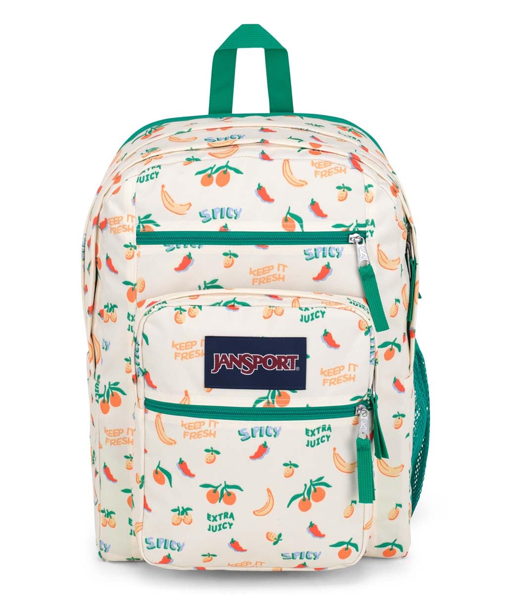 JanSport Laptop Backpack - Computer Bag with 2 Compartments, Ergonomic Shoulder Straps, 15” Laptop Sleeve, Haul Handle - Five A Day Cream