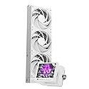 Thermalright Stream Vision 360 White-AIO Liquid Cooler,3x120mm Water Cooling,3.5in LCD Screen with Embedded Fan,for AM4/AM5,LGA1700/1851,High