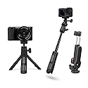 YINGSHIJIANG Lightweight Mini Tripod for Camera/Phone/Webcam & Selfie Stick(18-45cm), 360° Phone Clip & Cold Shoe Mounts -