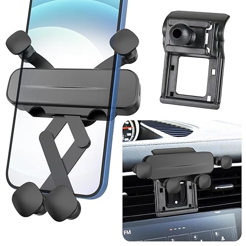LUNQIN Car Phone Holder Mount for Porsche 911 2013-2019 GT3 Coupe Convertible Carrera S Cabriolet Turbo 4 4S GT2 GTS R RS Auto Accessories Interior