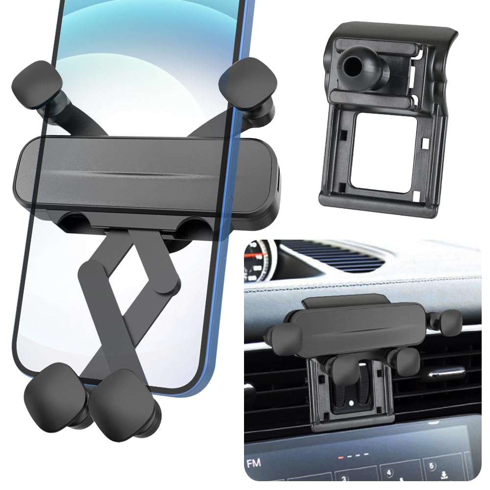 LUNQIN Car Phone Holder Mount for Porsche 911 2013-2019 GT3 Coupe Convertible Carrera S Cabriolet Turbo 4 4S GT2 GTS R RS Auto Accessories Interior