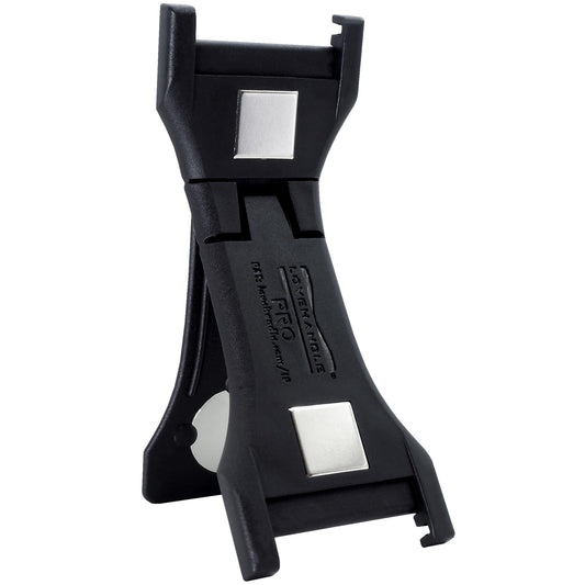 LOVEHANDLE PRO Magnetic Phone Grip Base - Phone Mount and Kickstand for Smartphone and Tablet - Strap-Ready Base Only - Black