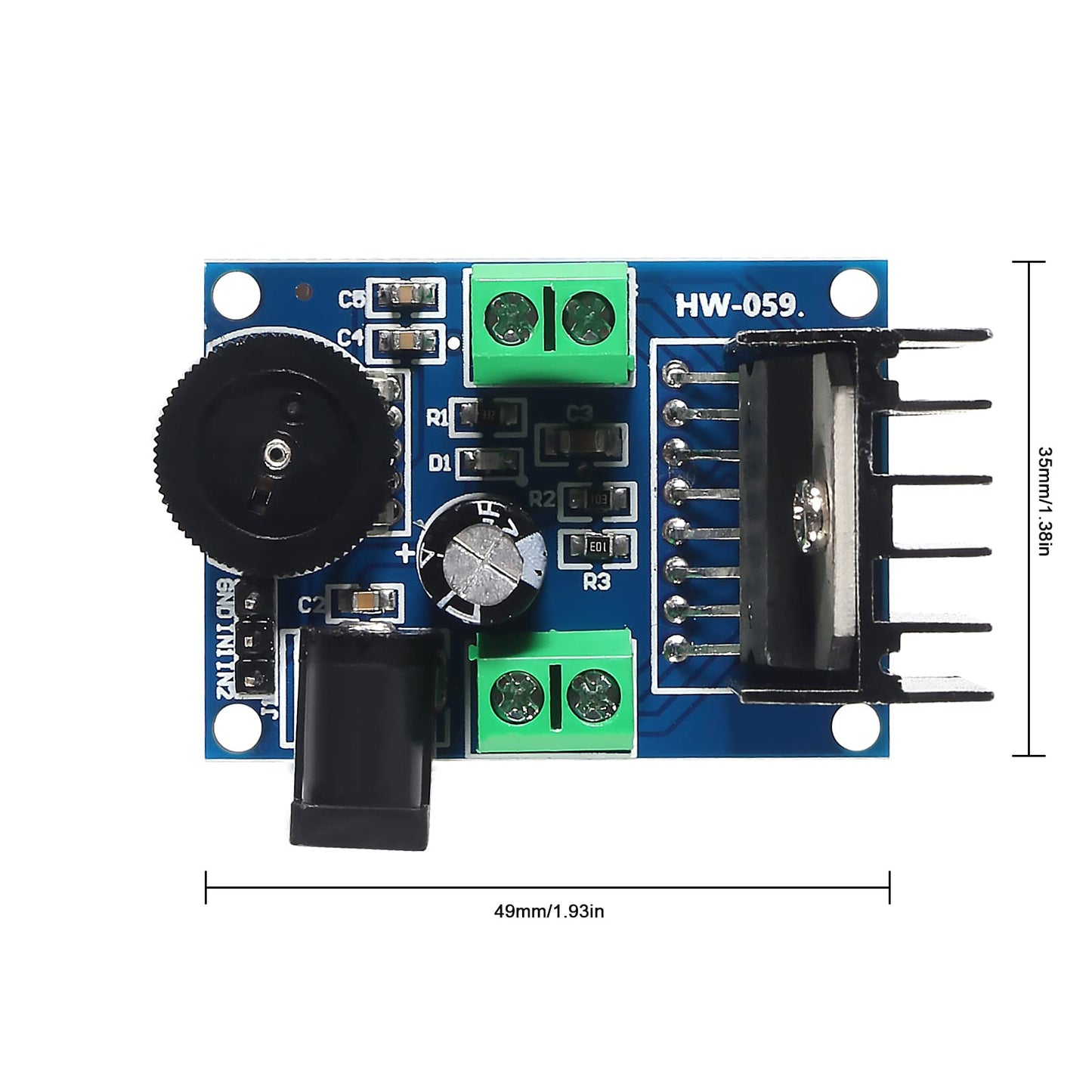 QCCAN 3PCS TDA7297 Audio Amplifier Board Module DC 6-18V Dual-Channel Stereo Amplifier Board 4-8 Ohms 10-50W for Sound System DIY Speakers