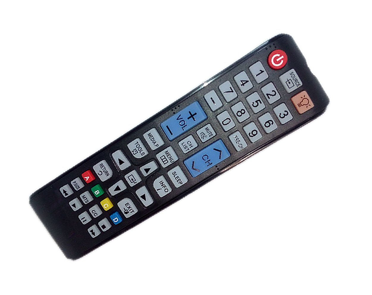 Replaced Remote Control Compatible for Samsung PN51E450A1F LT24D310NHZA PN51F4550AFXZA UN28F4000AFXZA UN40EH6000 UN50EH6000F LED HDTV Plasma TV