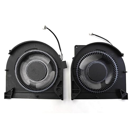 KGIGIBE Replacement CPU & GPU Cooling Fan for Lenovo LOQ 15ARP9 15IAX9 15IAX9E 15IAX9I 15IRX9 GeekPro G5000 2024 Laptop One Pair L+R DC12V