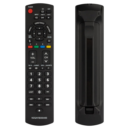 N2QAYB000485 Remote Control for Panasonic Tv Remote Replacement, Replace Panasonic Tv Remote Compatible with LCD LED Plasma Viera TVs TC-42LD24