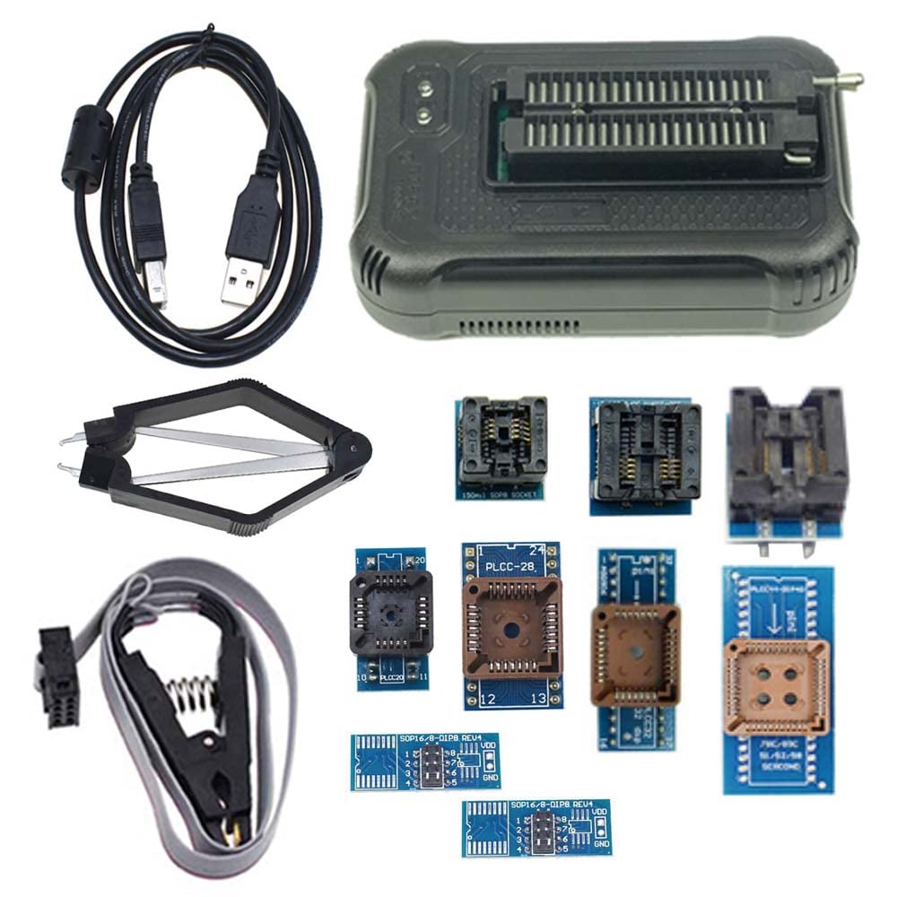 TL866 T48 Updated Mini Pro Universal USB Programmer (T48 10 adapter)