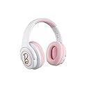 eKids Barbie Wireless Headphones with Microphone, Bluetooth Headphones Include Aux Cord, Earphones for School, Home, or Travel