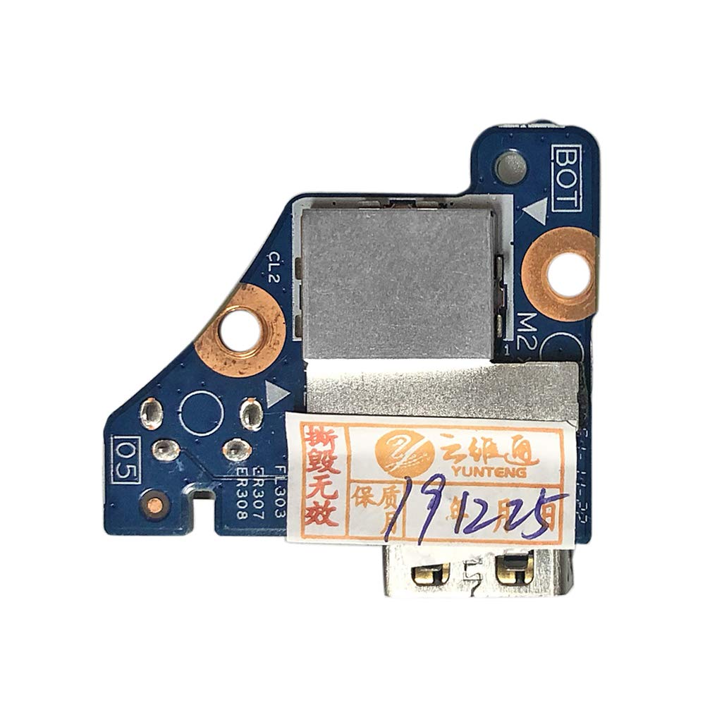 GinTai Laptop USB 3.0 Power Button Board for HP Envy x360 15m-cn0011dx 15m-cn0012dx 448.0ED01.0011/15-CN 15M-CN 15-CP 15M-CP 15-cp0053cl 15-cp0008ca