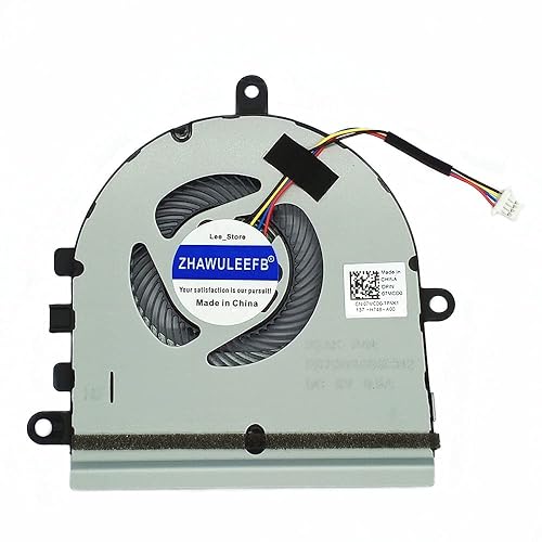 ZHAWULEEFB Replacement New CPU Cooling Fan for Dell Inspiron 15 5570 5575 3533 3583 3585 5593 5594 3501 3505 P75F Laptop Series 07MCD0 DFS531005MCOT
