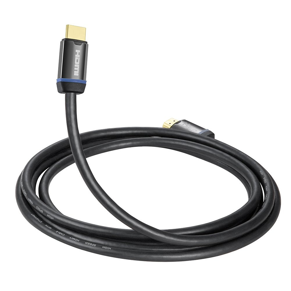 Million High Speed Ultra HDMI Cable 6 Feet (1.8m) with Ethernet- HDMI 2.0 Professional - 3D -4K- Full HD 1080p - Audio Return Channel (ARC) - B