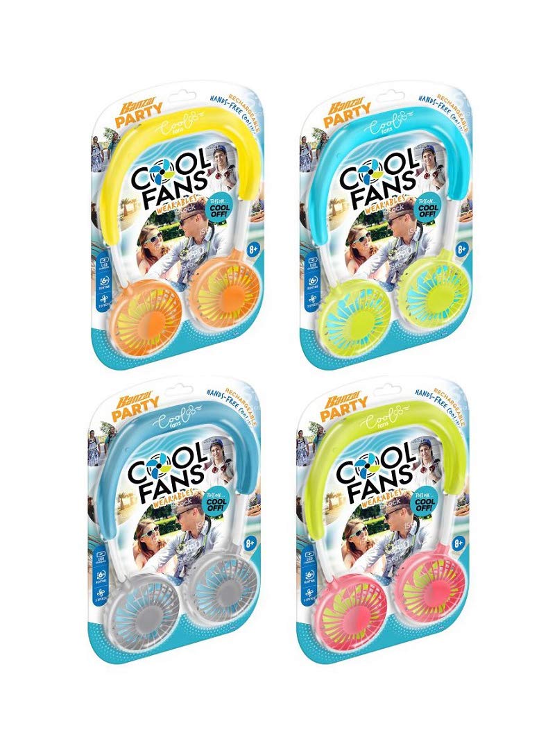 BANZAI Cool Fans Wearables - Colors May Vary