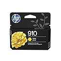 HP 910 Yellow Ink Cartridge | Works with OfficeJet 8010, 8020 Series, OfficeJet Pro 8020, 8030 Series | Eligible for Instant Ink | 3YL60AN
