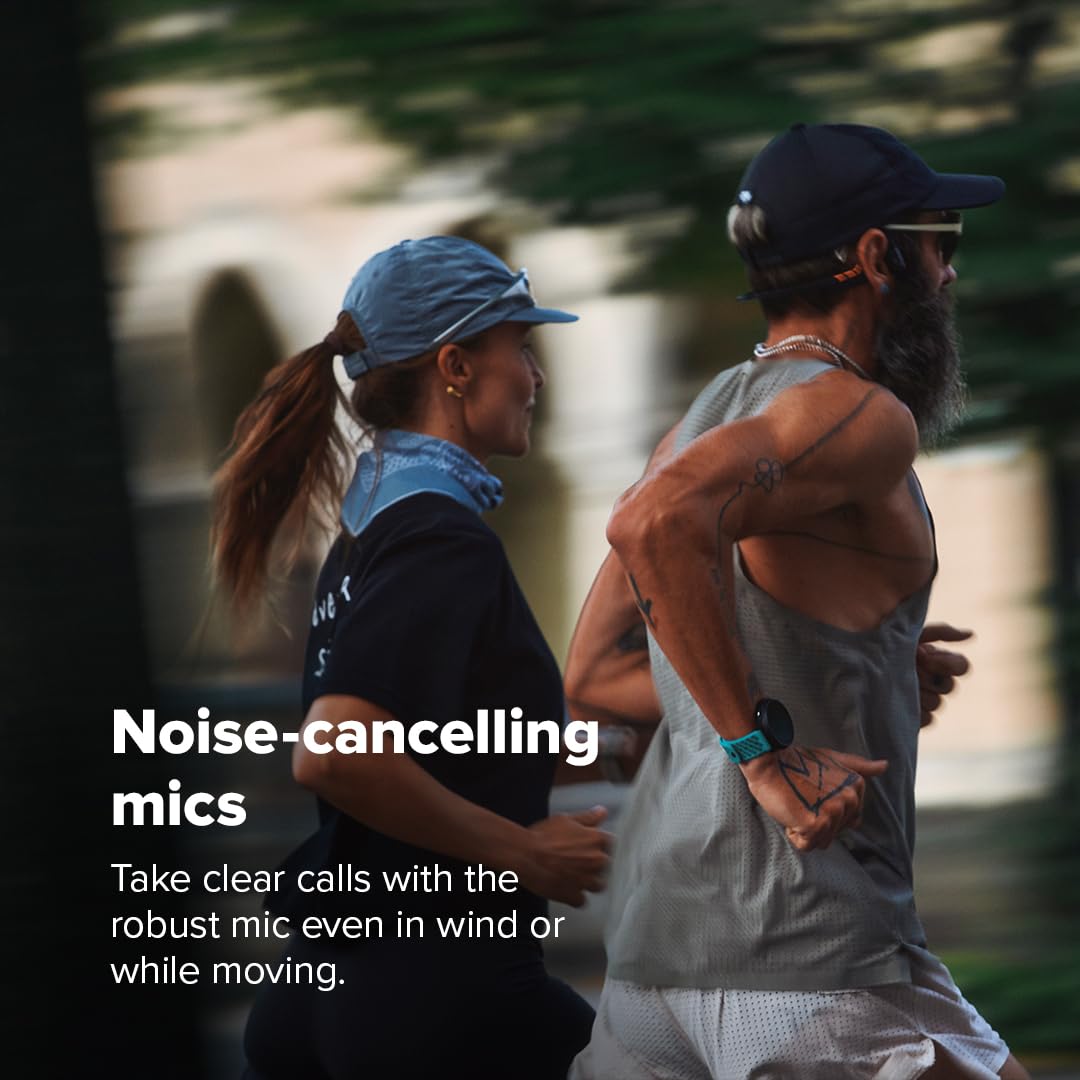 SUUNTO Wing 2 Open-Ear Bone Conduction Headphones, Wireless Bluetooth Earphones, Workouts Running Sports, IP66 Waterproof, Head Movement Control…