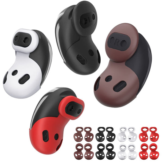 [8 Pairs] Ear Tips for Galaxy Buds Live, Silicone Anti-Slip Earbuds Cover Accessories Compatible with Samsung Galaxy Buds Live Ear Tips Cover Earbuds