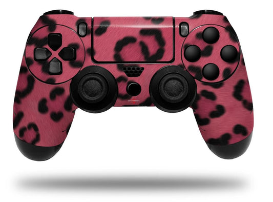 WraptorSkinz Decal Vinyl Skin Compatible with Sony PlayStation 4 Controller Leopard Skin Pink (Controller NOT Included)