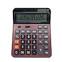 Meichoon Solar Battery Calculator Dual Power Large Standard Function Desktop Business Calculator with 14 Digit Large LCD Display Convenient for Office