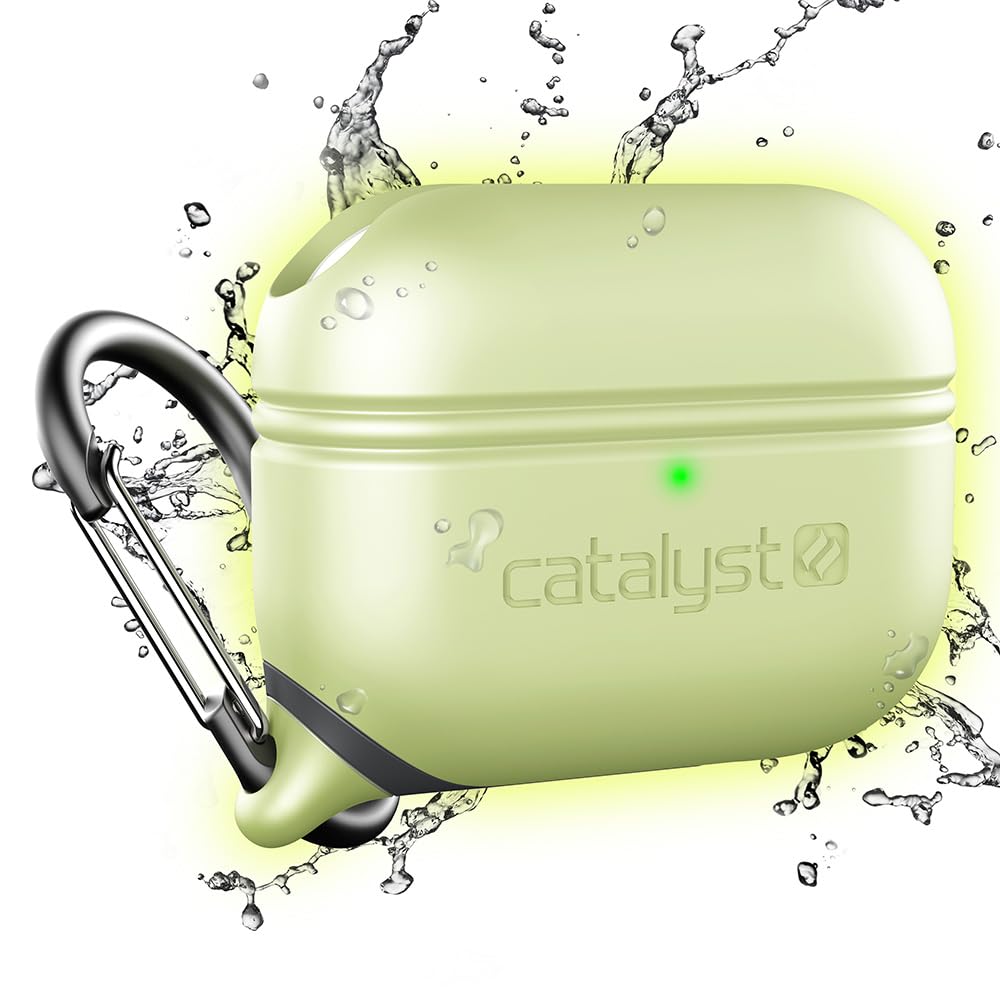Catalyst Waterproof Case for AirPods Pro 2nd Generation and AirPods Pro 1st Generation - Wireless and USB-C Charging Compatible, One Piece Design
