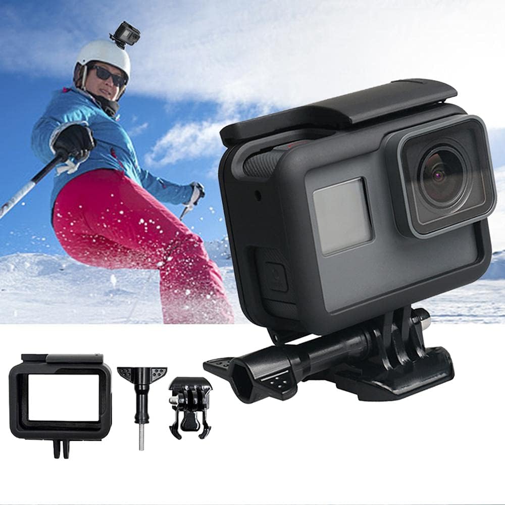 Action Camera Mount The Frame Hero Housing (hero7black/hero6 Black/hero5 Black/hero7 Silver/hero7 White/Hero(2018)) Microphone Case Compatible