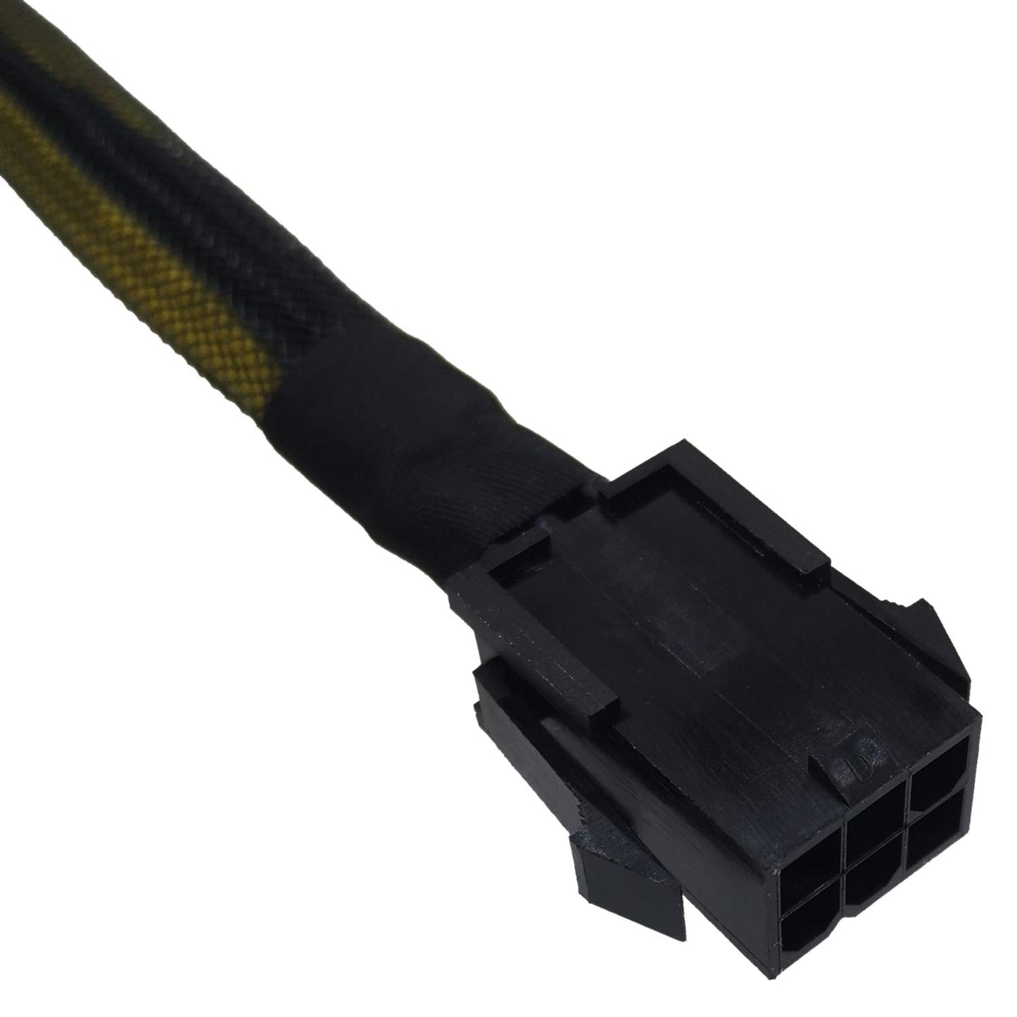 COMeap 6 Pin to 8 Pin CPU Power Adapter, 6 Pin Female to CPU 8 pin (4+4 Detachable) Male EPS-12V Converter Sleeved Cable 13-inch(33cm)