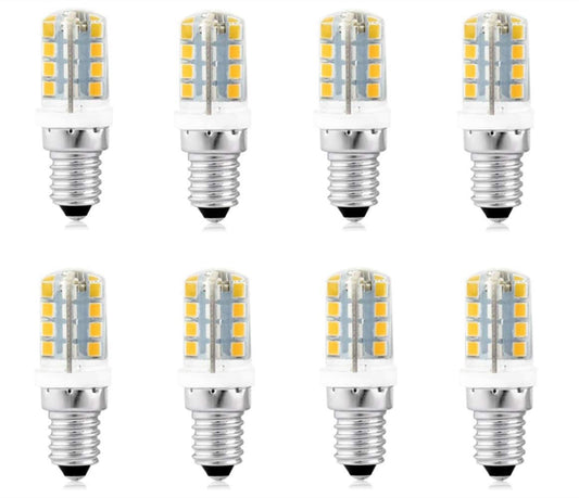 E14 LED Light Bulbs 3W(Equivalent 25W Halogen Bulb Replacement) Silicone Warm White 3000K LED Corn Bulbs,E14 Candelabra Base,32 LED