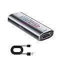 8K HDMI Booster Repeater, Active Signal Amplifier HDMI 2.1 Extender Supports 8K@60Hz / 4K@240Hz, Extends HDMI 1080P Up to 50m for PS5, Xbox Series