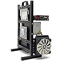 Mini ITX PC Test Bench Computer Water Cooling Open Frame Overclock Air Vertical Case Mini All Aluminum HTPC Support Graphics Card