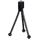 JacobsParts 4" Flexible Compact Mini Table Top Tripod with Adjustable Legs for Small Cameras Webcams