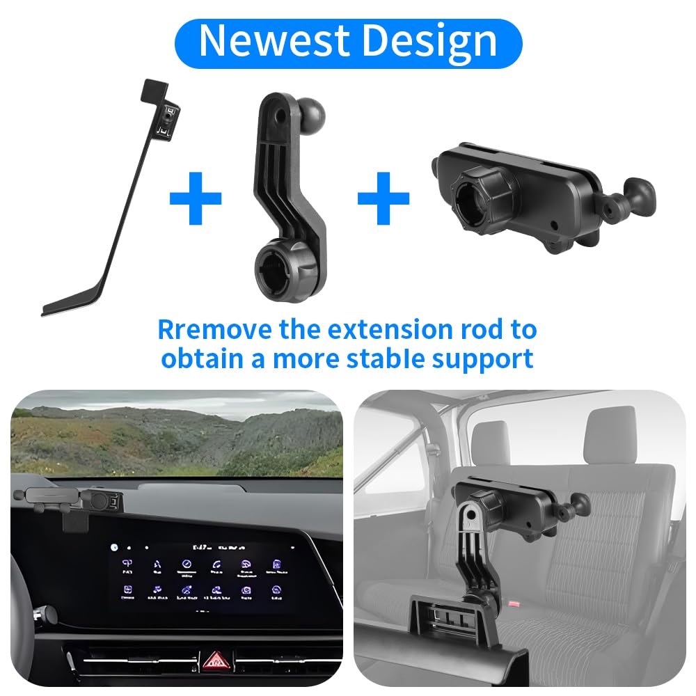 LUNQIN Car Phone Holder Mount for Kia NIRO 2023 2024 2025 2026 Auto Accessories Navigation Screen Bracket Interior Decoration Mobile Cell Phone Mount