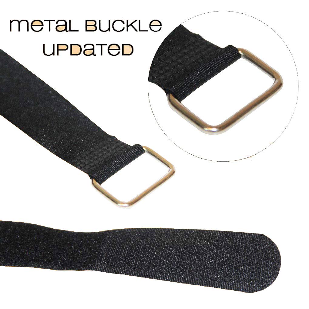 FOMMEN Hook And Loop Straps 10 Pack 50 inch Straps?Reusable Cable Strap,Management Adjustable Multipurpose Hook And Loop Securing Straps
