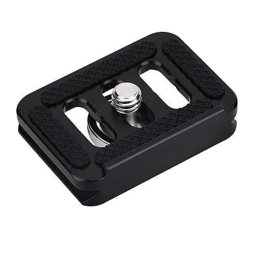 Mini Aluminium Alloy Quick Release Plate Camera Mount Tackle Photography Accessory with 1/4'' Screw, Suitable for SIRUI TYC10 T005 / T025 Ball Head