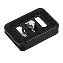 Mini Aluminium Alloy Quick Release Plate Camera Mount Tackle Photography Accessory with 1/4'' Screw, Suitable for SIRUI TYC10 T005 / T025 Ball Head