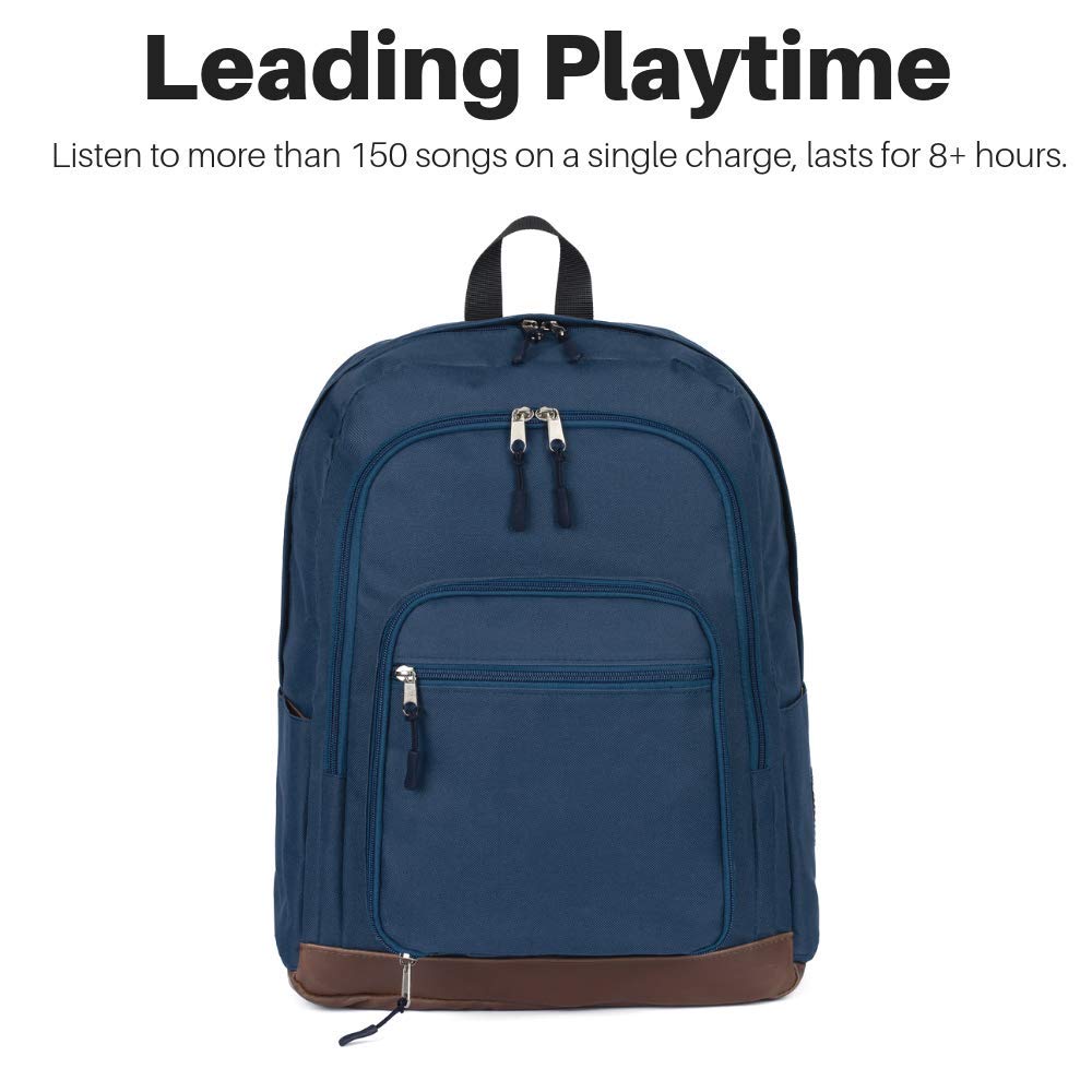Super Real Bluetooth Speaker Backpack With 20-Watt Speakers & Subwoofer for Parties/Festivals/Beach. Works with iPhone & Android (Blue)