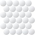 KIKOOD 30pcs 40mm Universal Round Metal Phone Disk for Magnetic Car Phone Holder, Self-Adhesive, Silver