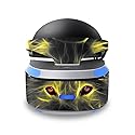 MightySkins Skin Compatible with Sony Playstation VR wrap Cover Sticker Skins Neon Wolf