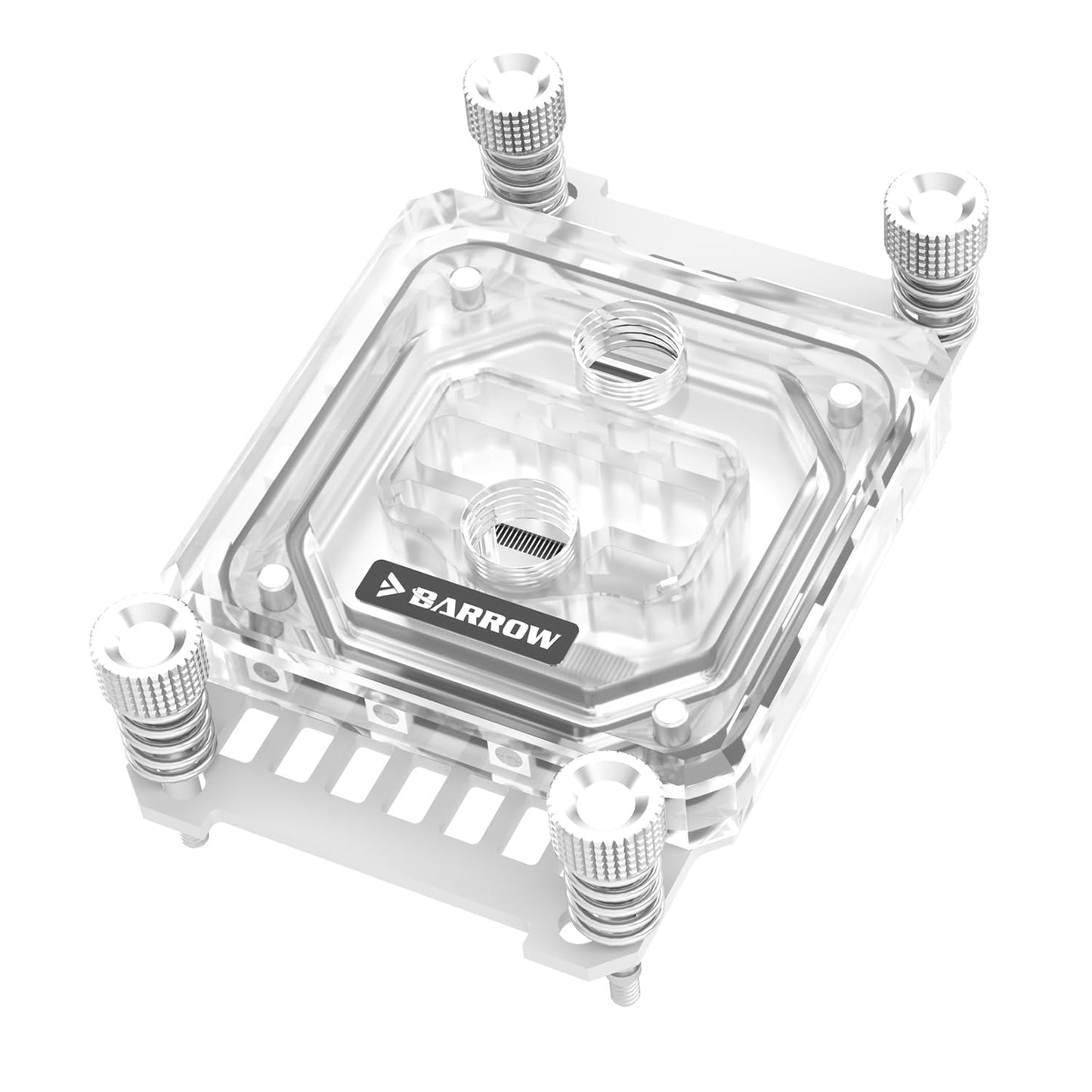 Barrow CPU Water Block, High-Efficiency CPU Water Cooling Block for AMD AM5/AM4/AM3+/AM3/FM2, Liquid Cooling Micro Waterway CPU Block Socket Radiator