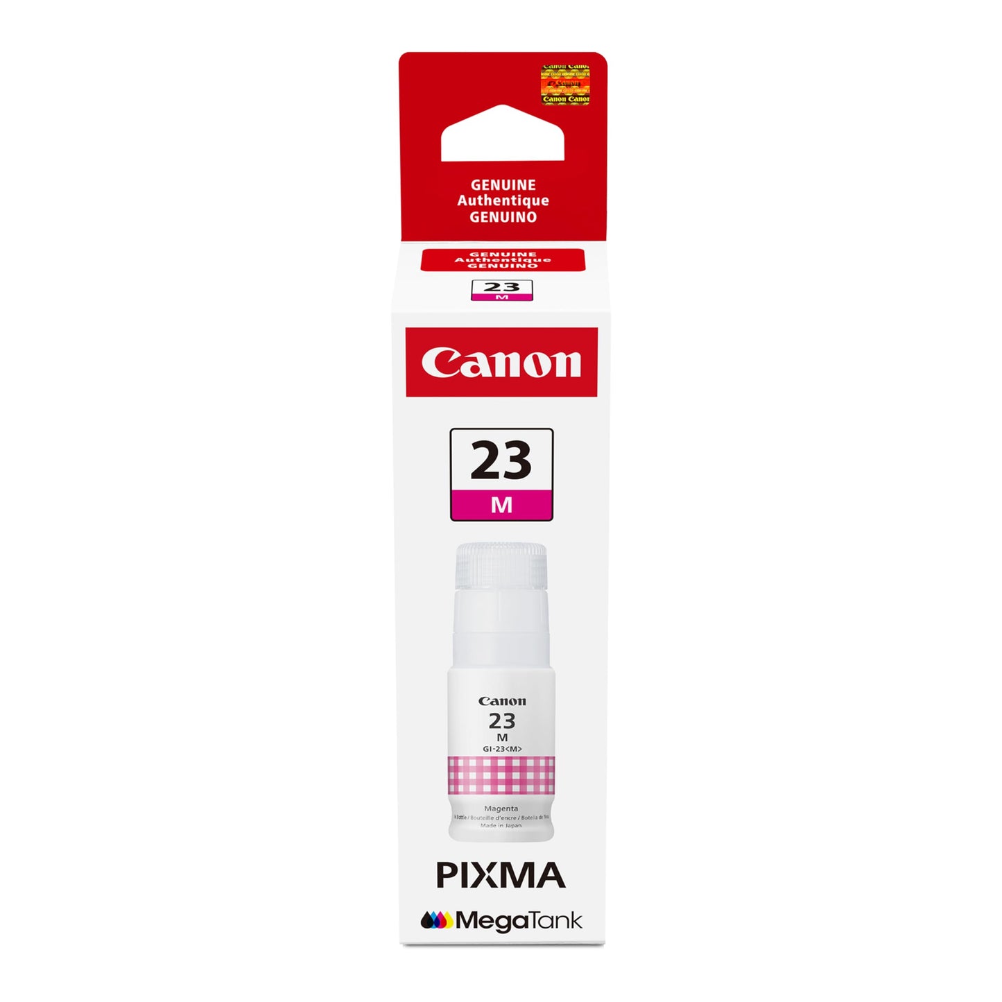 Canon GI-23 Genuine Magenta Ink Bottle, Compatible with Megatank G620 Printers