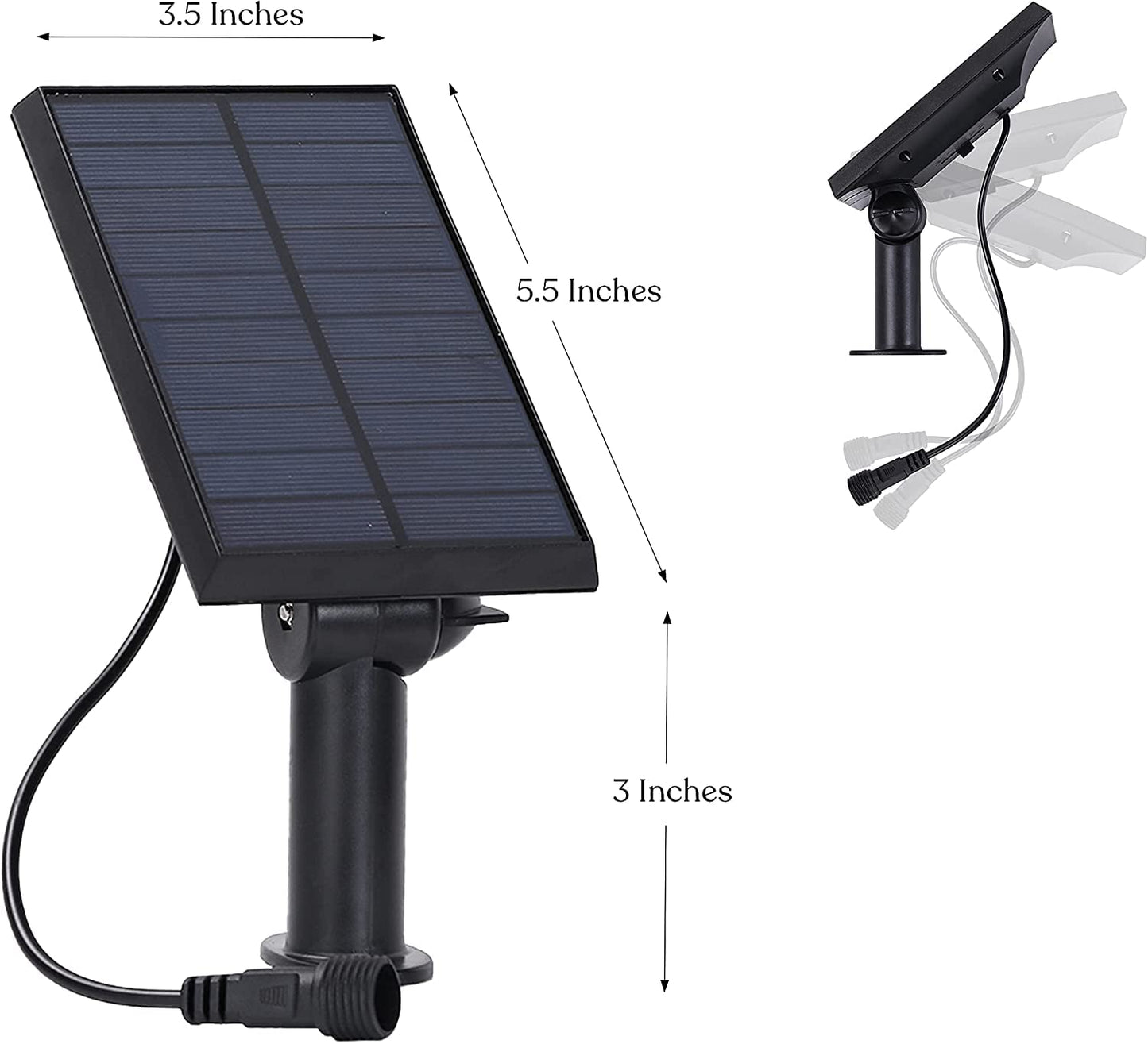 Brightech Ambience Pro Replacement Solar Panel - Compatible ONLY with with Brightech 1W Remote Controlled LED String Lights - Commercial Grade