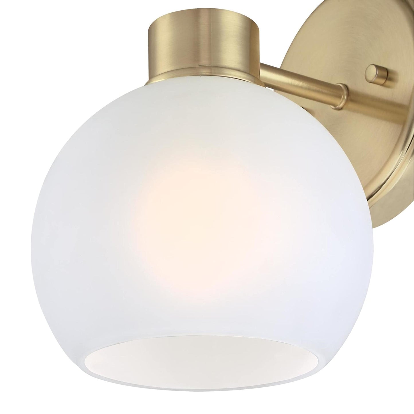 Westinghouse Dorney Transitional Style 1 Light Wall Fixture, Champagne Brass