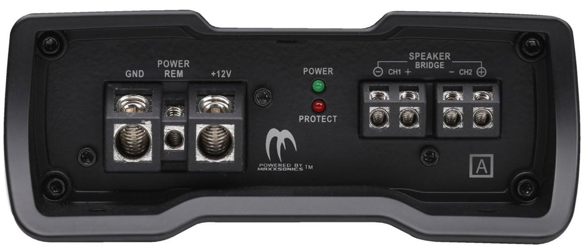 Autotek MM-1525.2D Mean Machine 1500W 2-Channel Class D Amplifier, Compact Bridgeable, 2 Ohms
