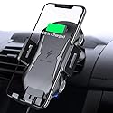 ANSEWIRELESS Car Wireless Charger Mount Compatible with LG V40 ThinQ Phone, Air Vent Holder Fast Charge Cradle Dock Auto Sensor 10W and 7.5W AC Louver