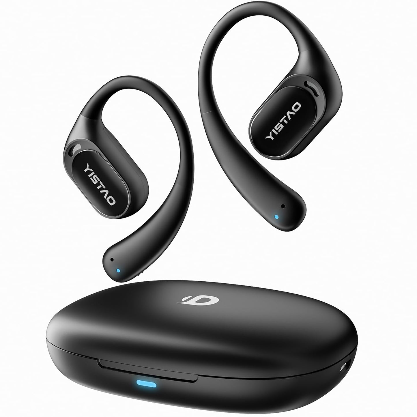 Yistao Open Ear Headphones with 35 Hours Playtime, True Wireless Air Conduction Earbuds Featuring Ear Hooks, Bluetooth 5.3, IPX6 Waterproof Design…
